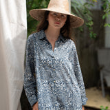 Keepsake Shirt Dress - Garden Indigo