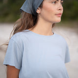 Linen Bandana - Easy Blue