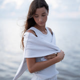 Raw Edge Pullover - Salt