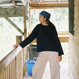 Raw Edge Pullover - True Navy