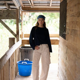 Raw Edge Pullover - True Navy