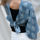 Salt Marsh Indigo Cardigan