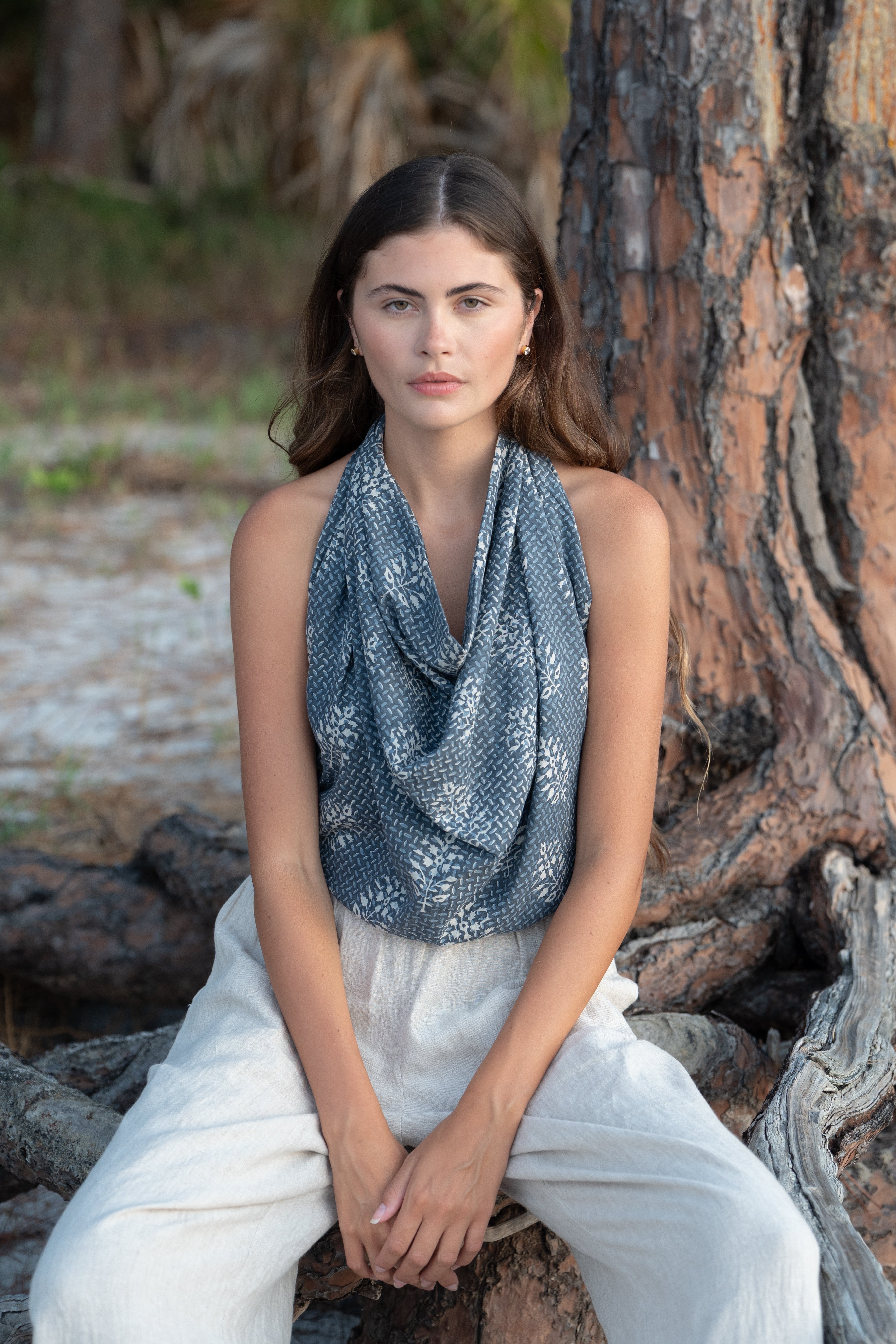 Salt Marsh Indigo Sarong