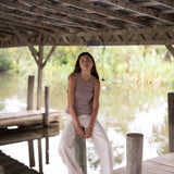 Studio Rib Tank - Driftwood