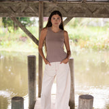 Studio Rib Tank - Driftwood