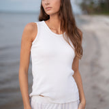 Studio Rib Tank - Salt