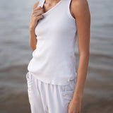 Studio Rib Tank - Salt