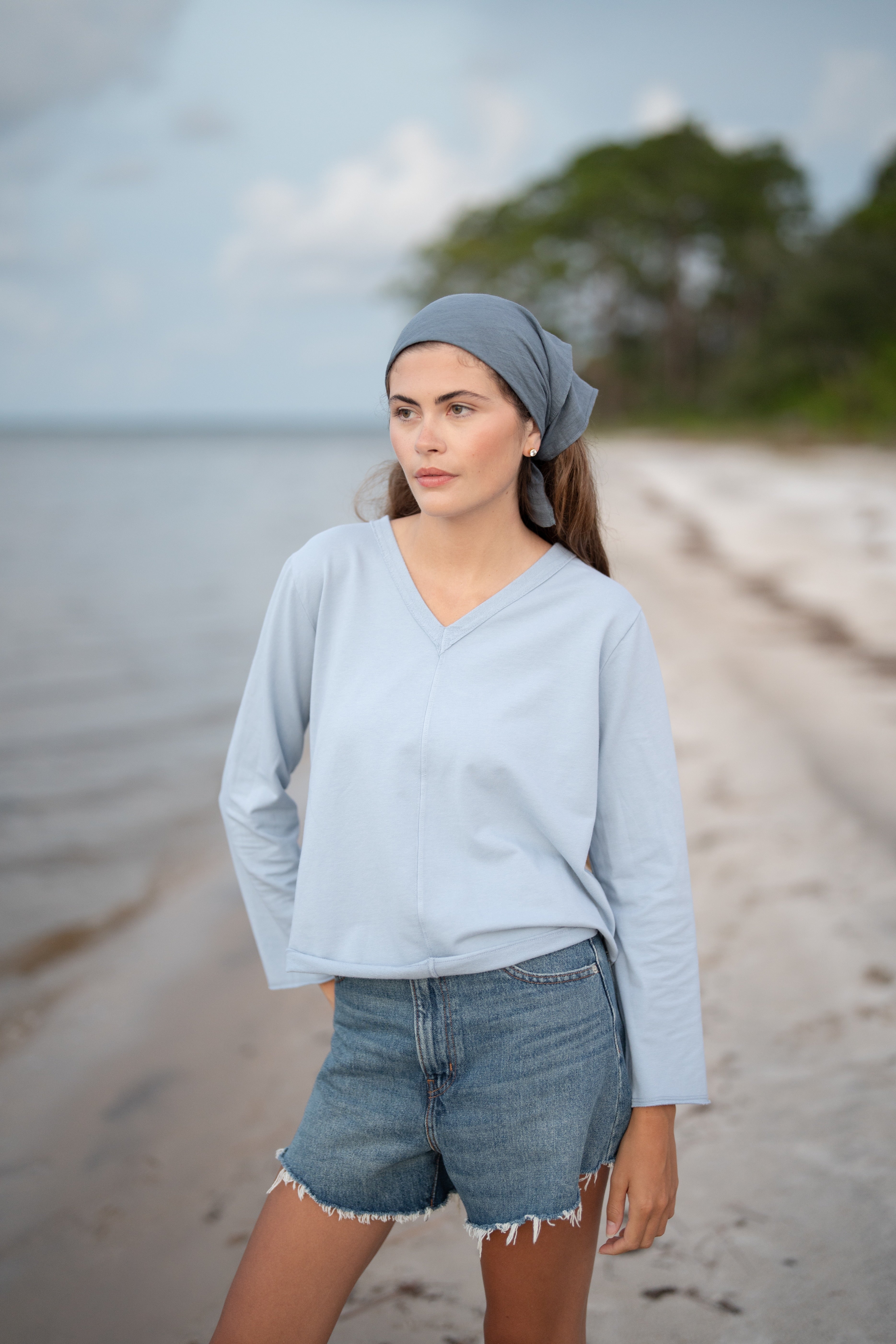 Sunday Cotton Pullover - Haze