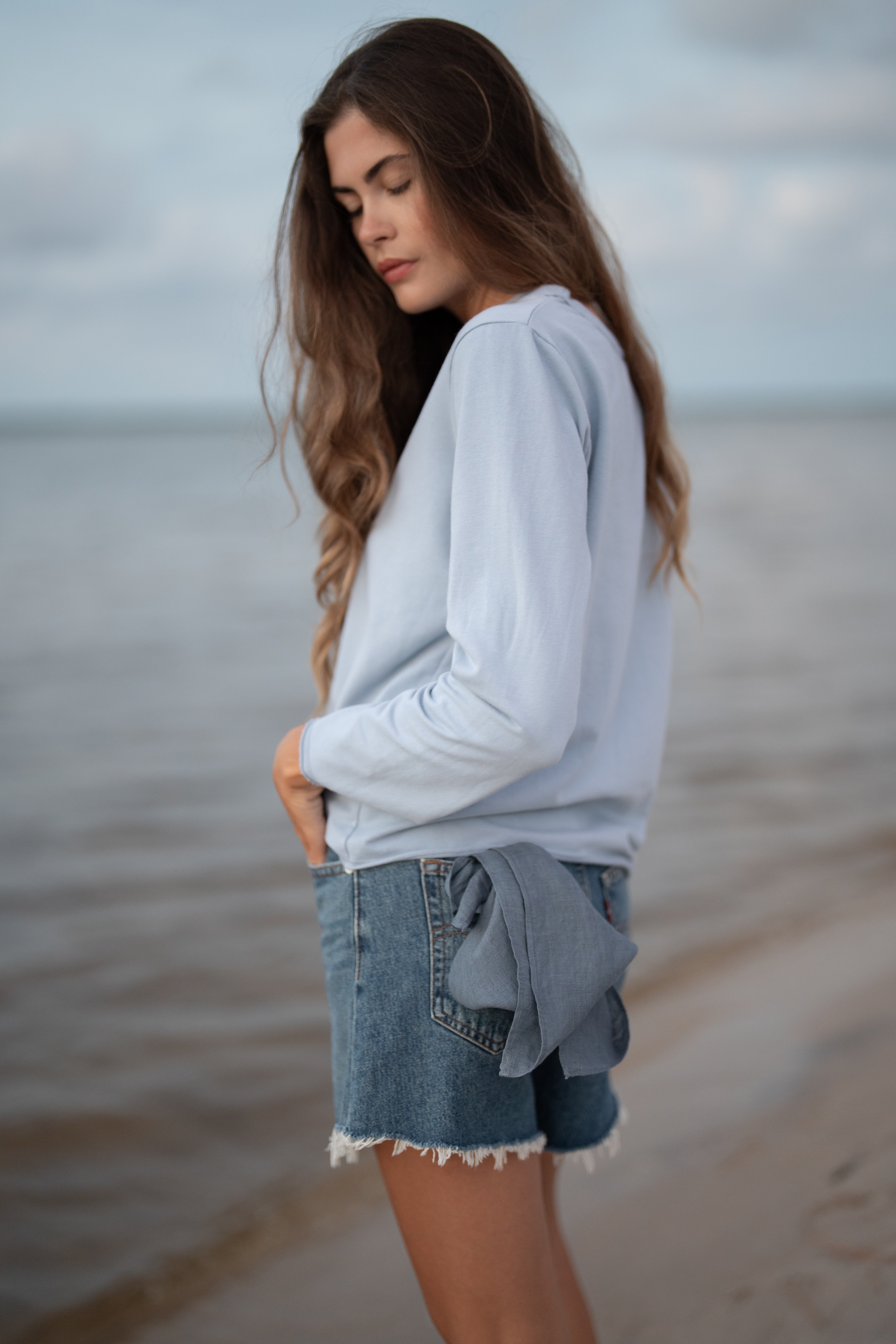 Sunday Cotton Pullover - Haze