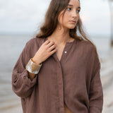 Sunset Midi Dress - Chocolate