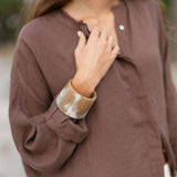 Sunset Midi Dress - Chocolate
