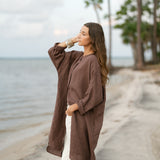 Sunset Midi Dress - Chocolate