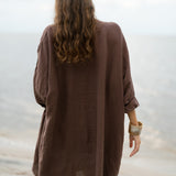 Sunset Midi Dress - Chocolate