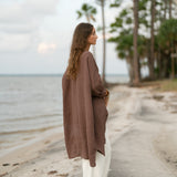 Sunset Midi Dress - Chocolate