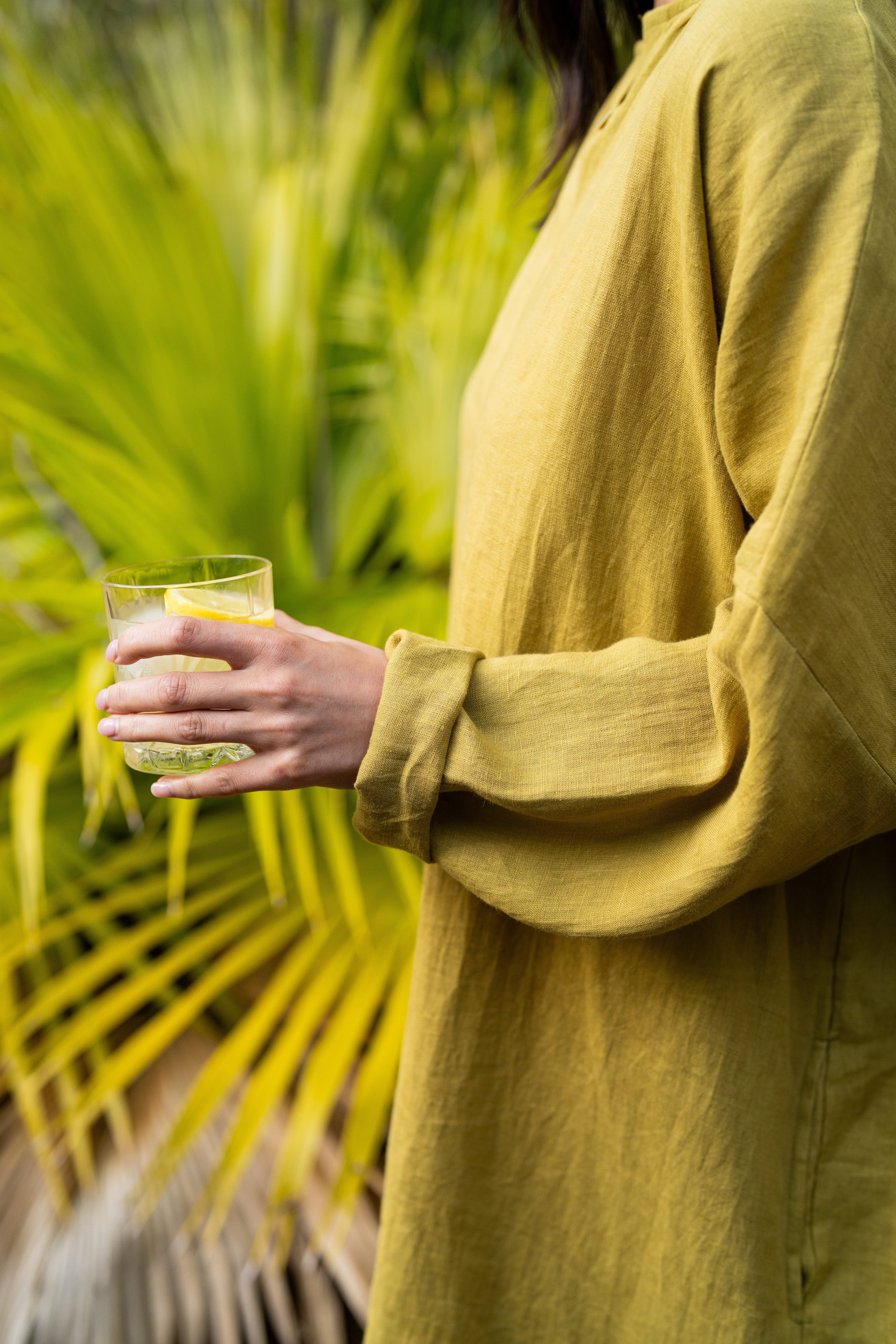 Sunset Midi Dress - Martini Olive