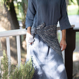 Weekend Linen Maxi Dress - Easy Blue