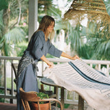 Weekend Linen Maxi Dress - Easy Blue