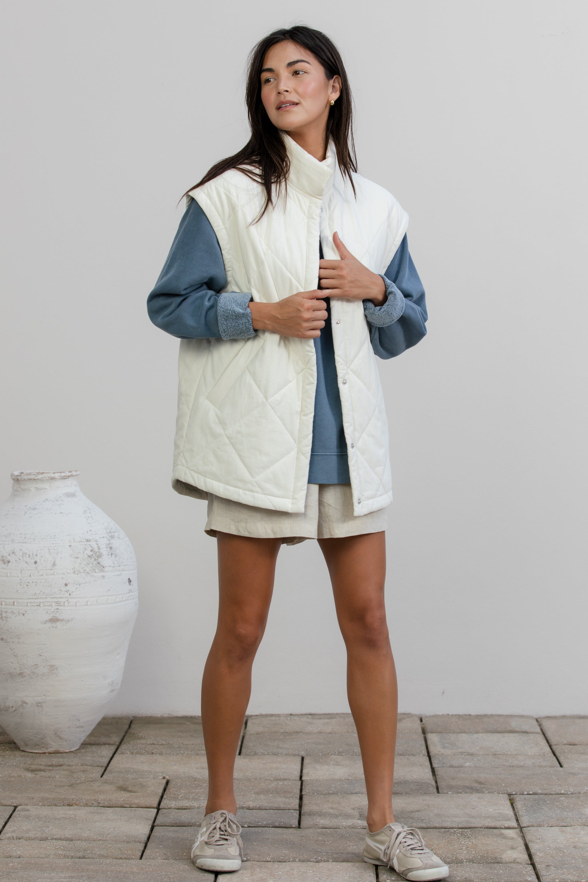 becasa canvas cloud vest 