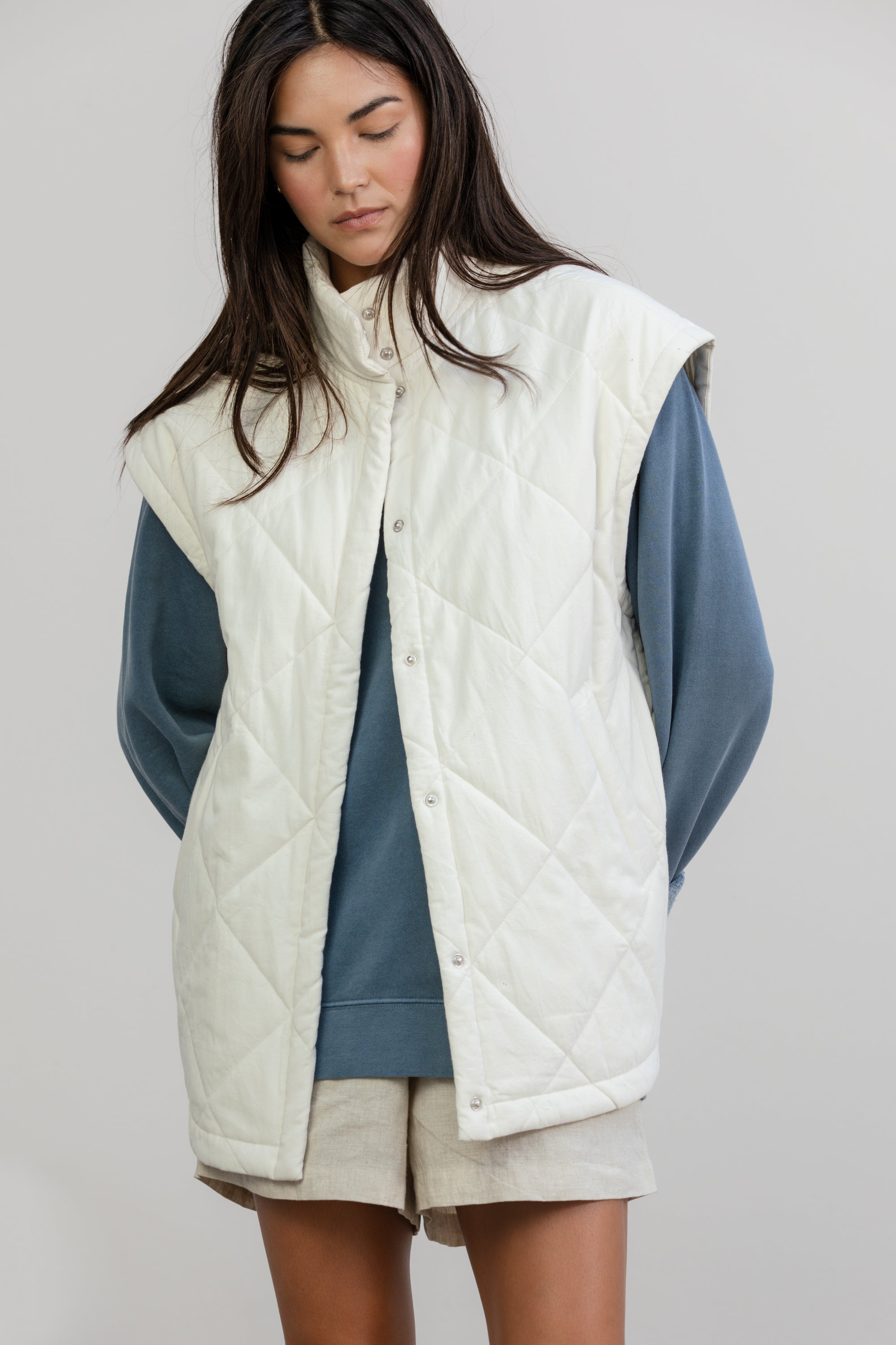 becasa canvas cloud vest 