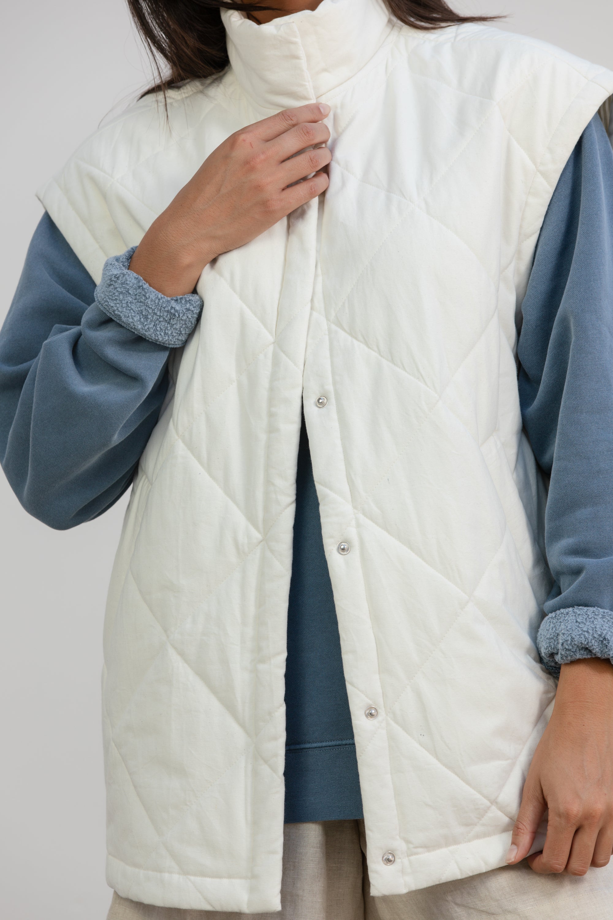 becasa canvas cloud vest 