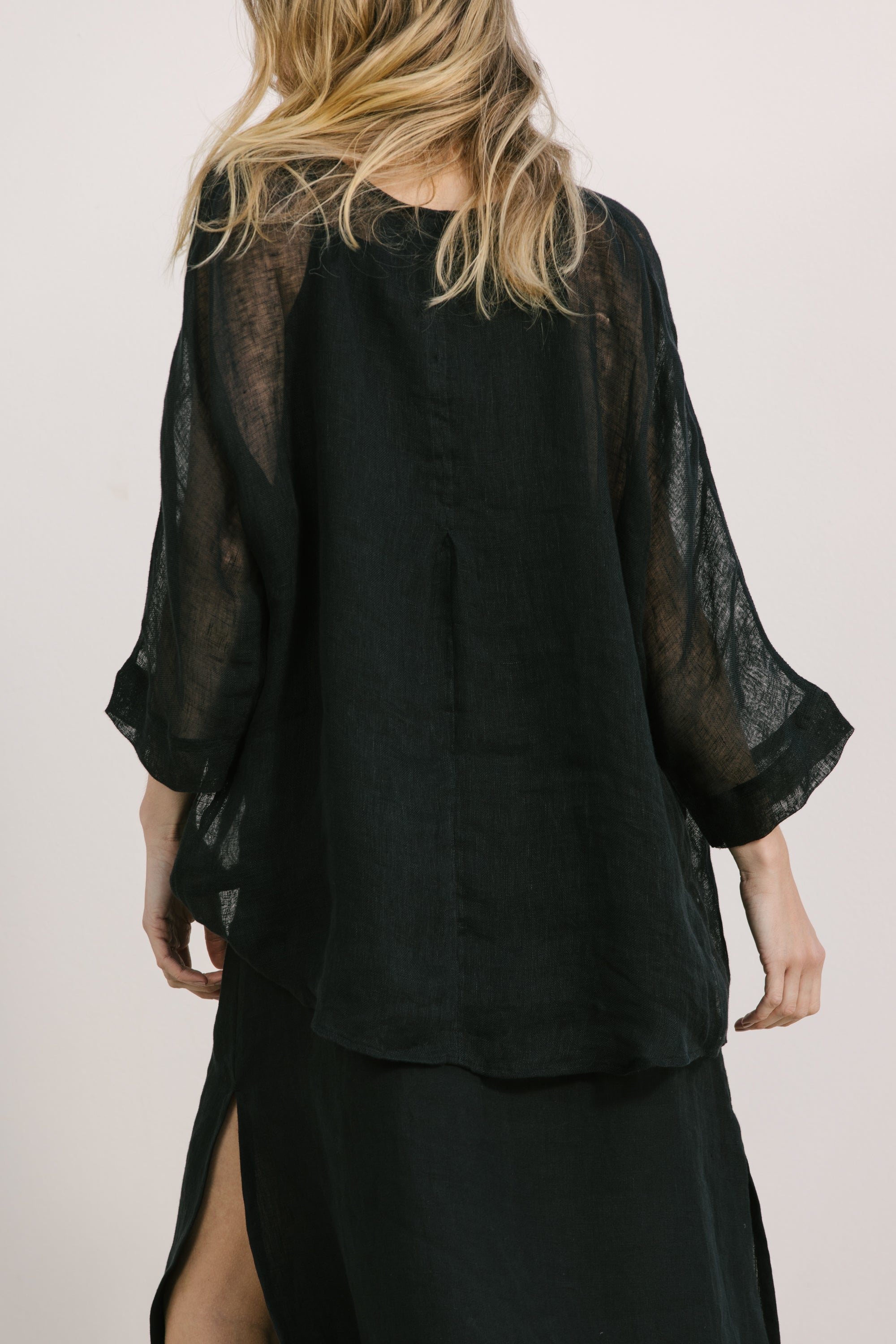 becasa weekend mesh tee black 