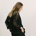 becasa weekend mesh tee black 