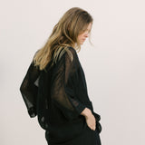 becasa weekend mesh tee black 
