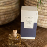 clean crisp white reed diffuser