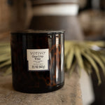 clean crisp white tort candle