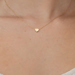 tiny heart necklace