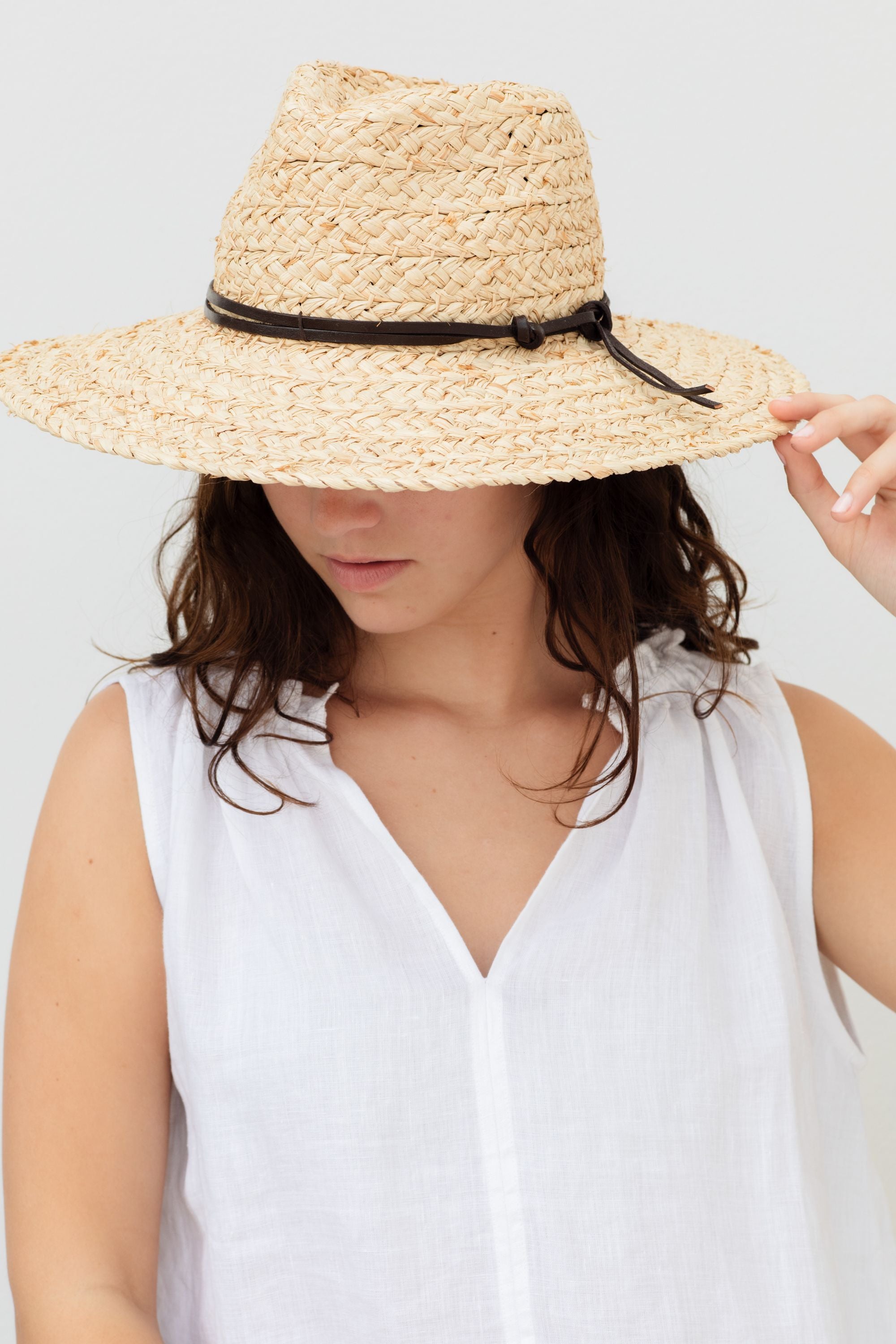 day trip raffia hat model