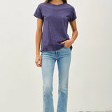 Garment Dyed Slub Tee - Indigo