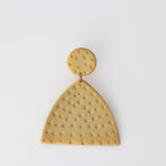 gold crest earrings