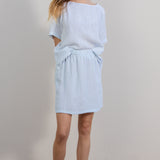harper skirt summer blue