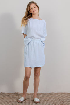 harper skirt summer blue
