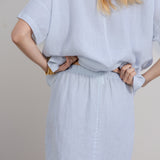harper skirt summer blue