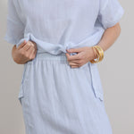 harper skirt summer blue
