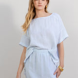 harper skirt summer blue
