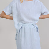 harper skirt summer blue