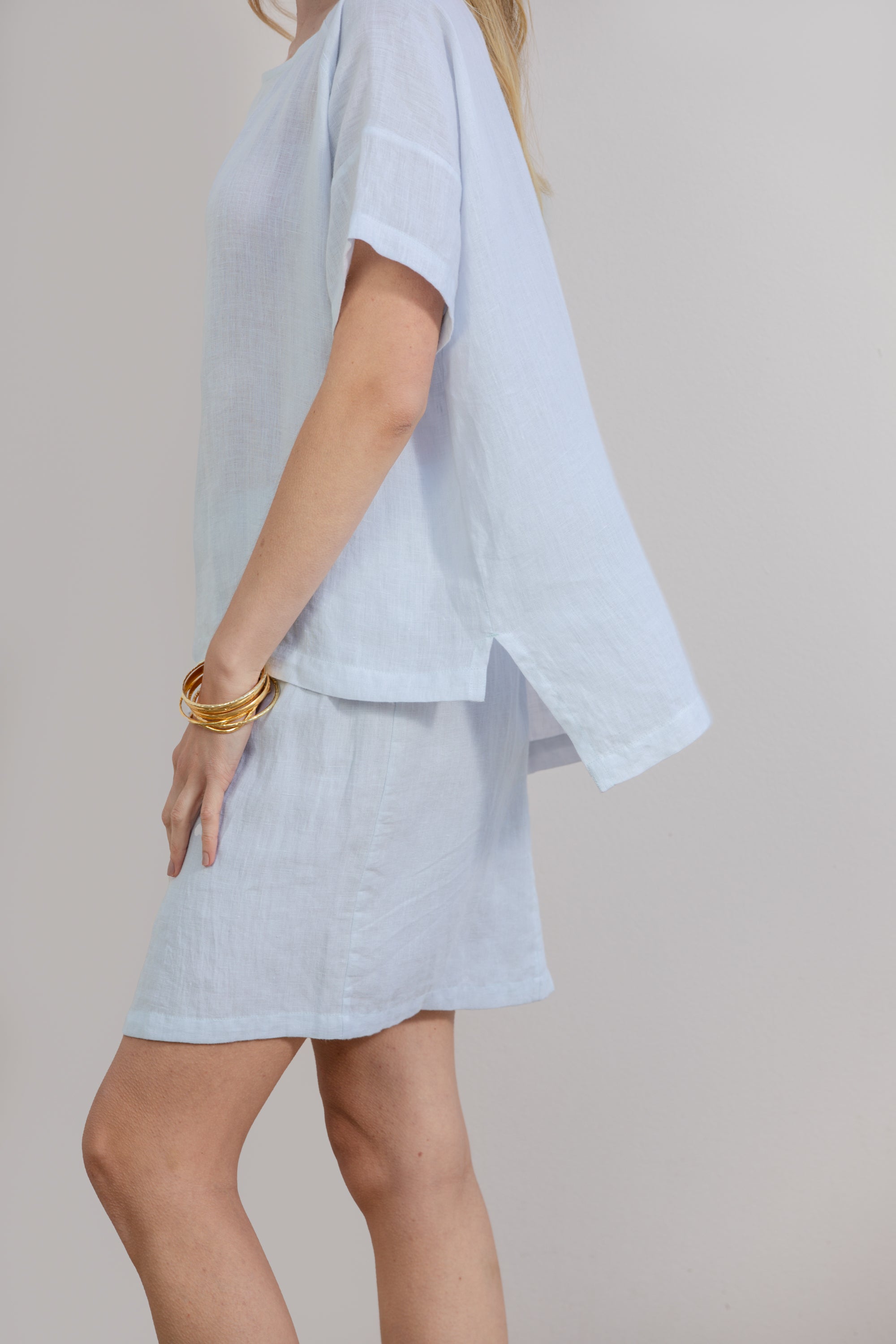 harper skirt summer blue