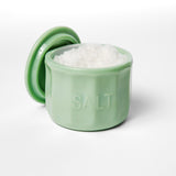 Jadeite Glass Salt Cellar