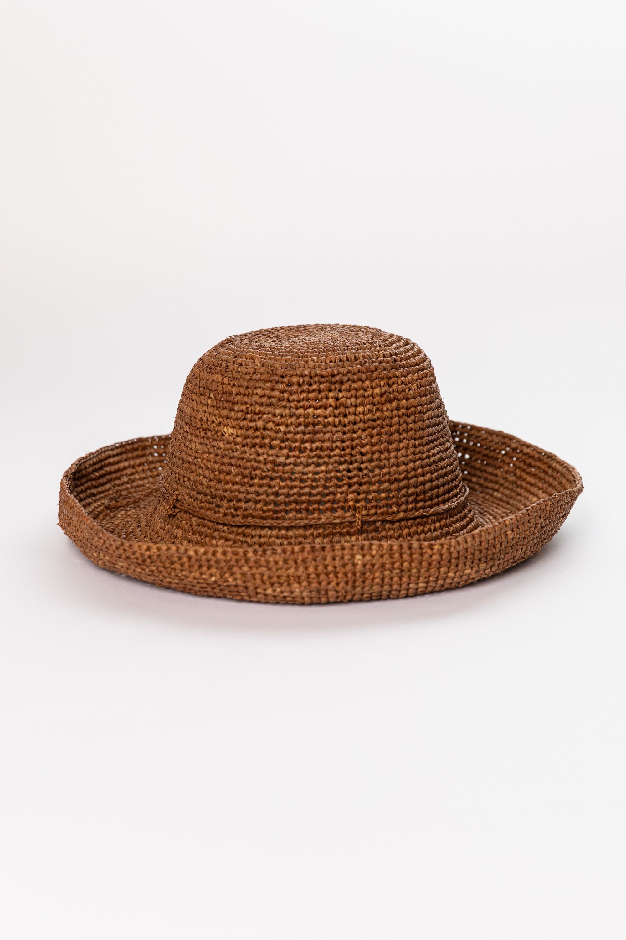 leor crochet hat tobacco