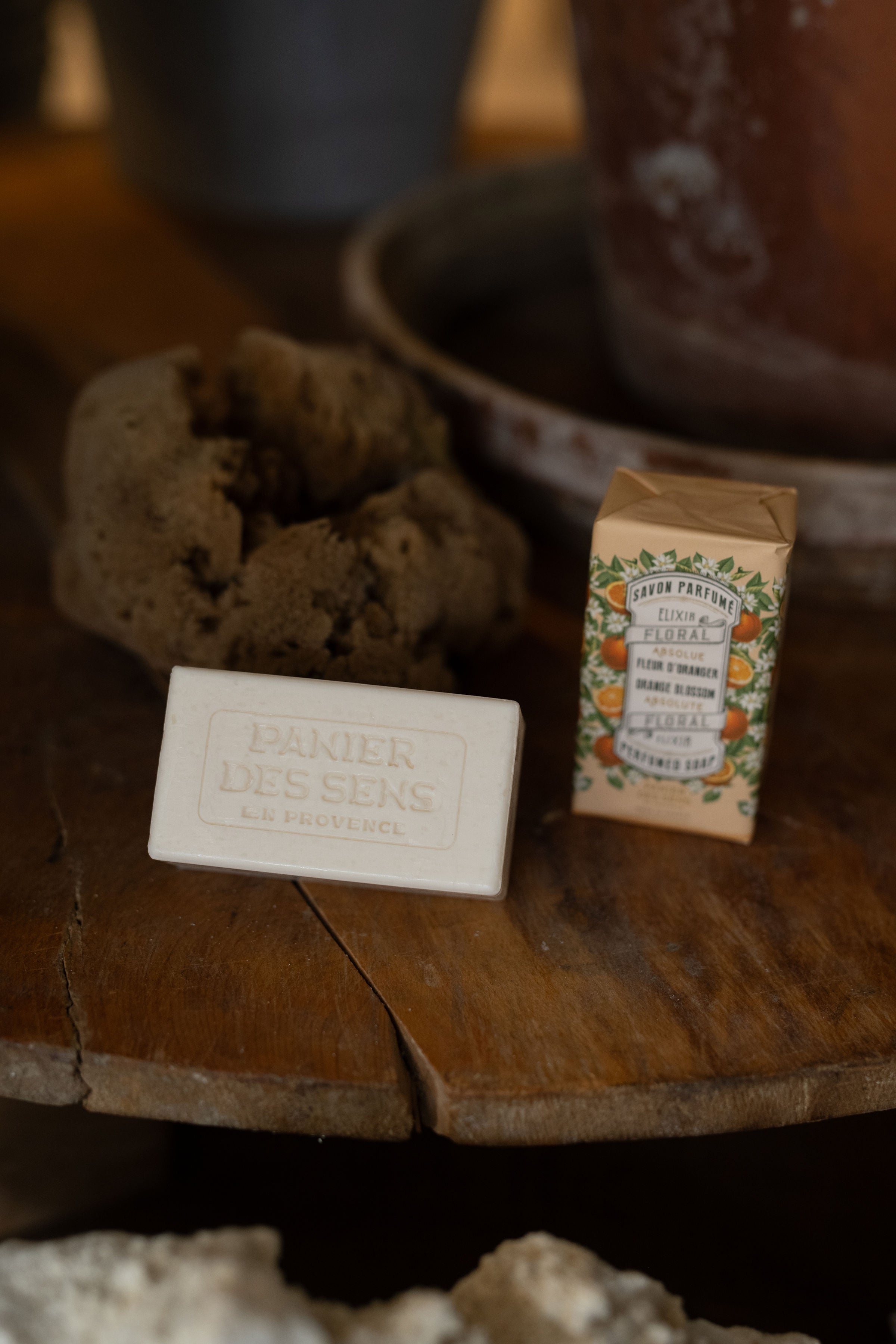 orange blossom soap bar