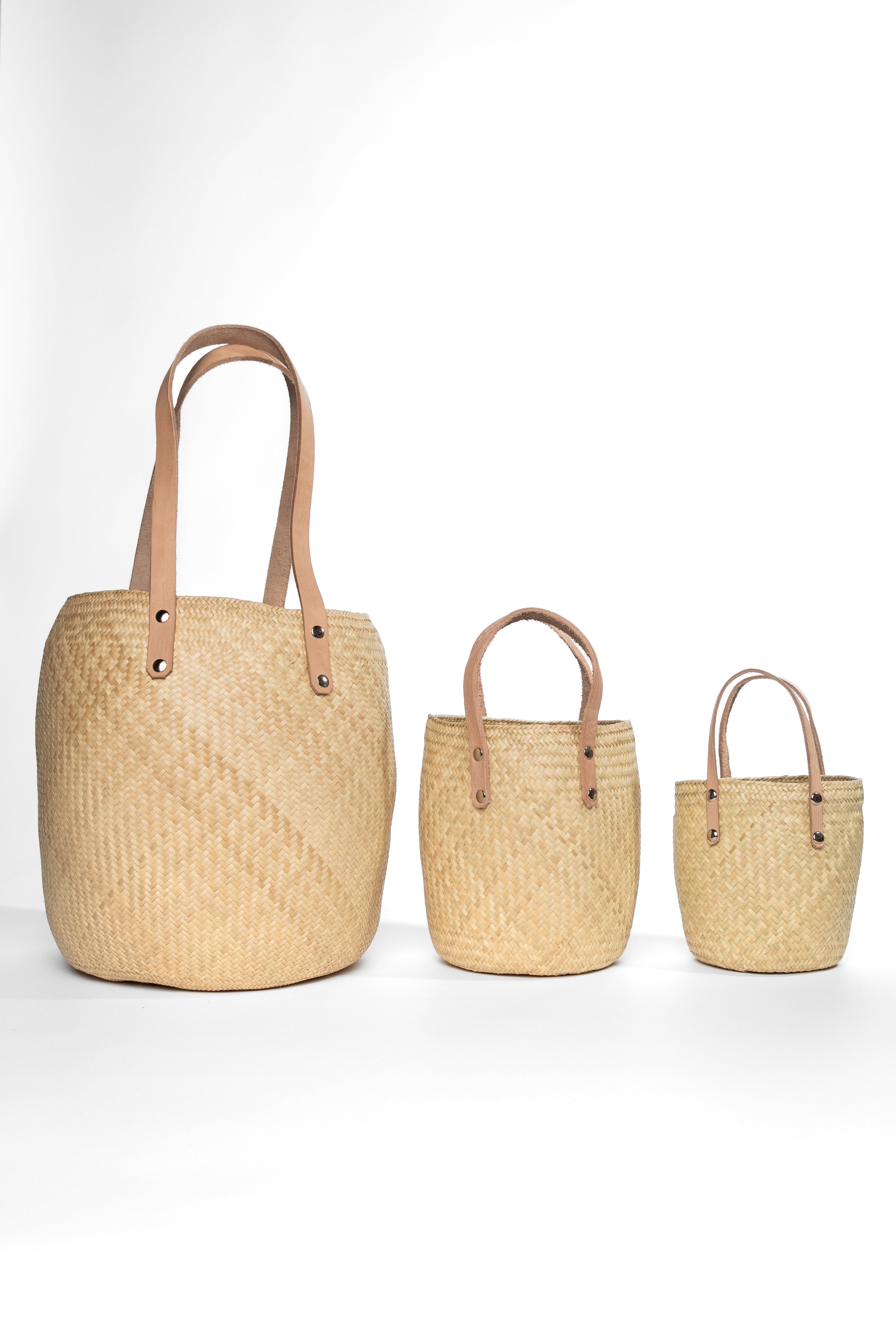 palm natural tote