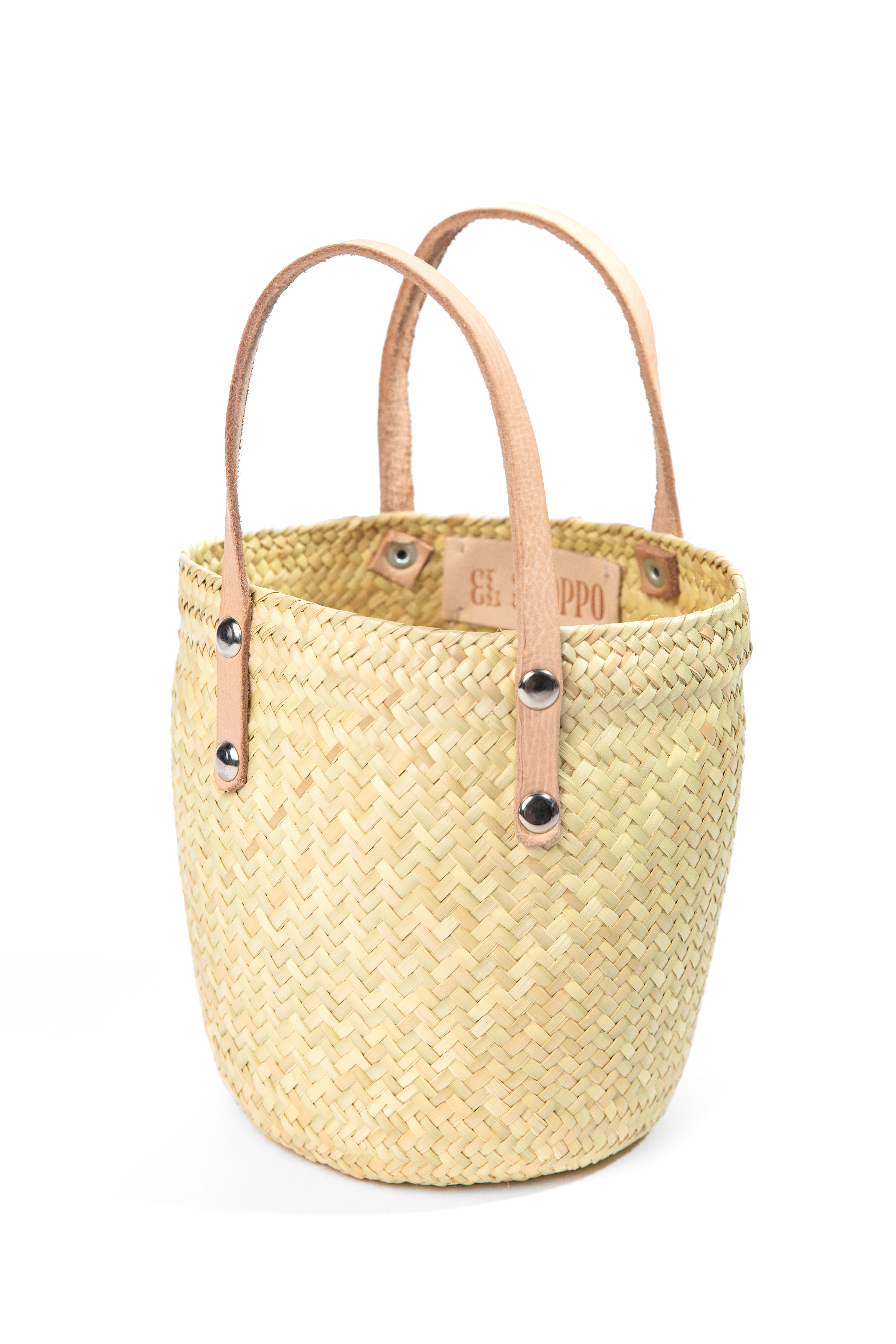 palm natural tote mini