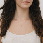 triple crystal necklace