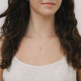 triple crystal necklace