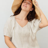 voyage packable hat light natural
