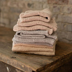 stack of waffle dish towels