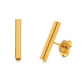 Gold Bar Earrings